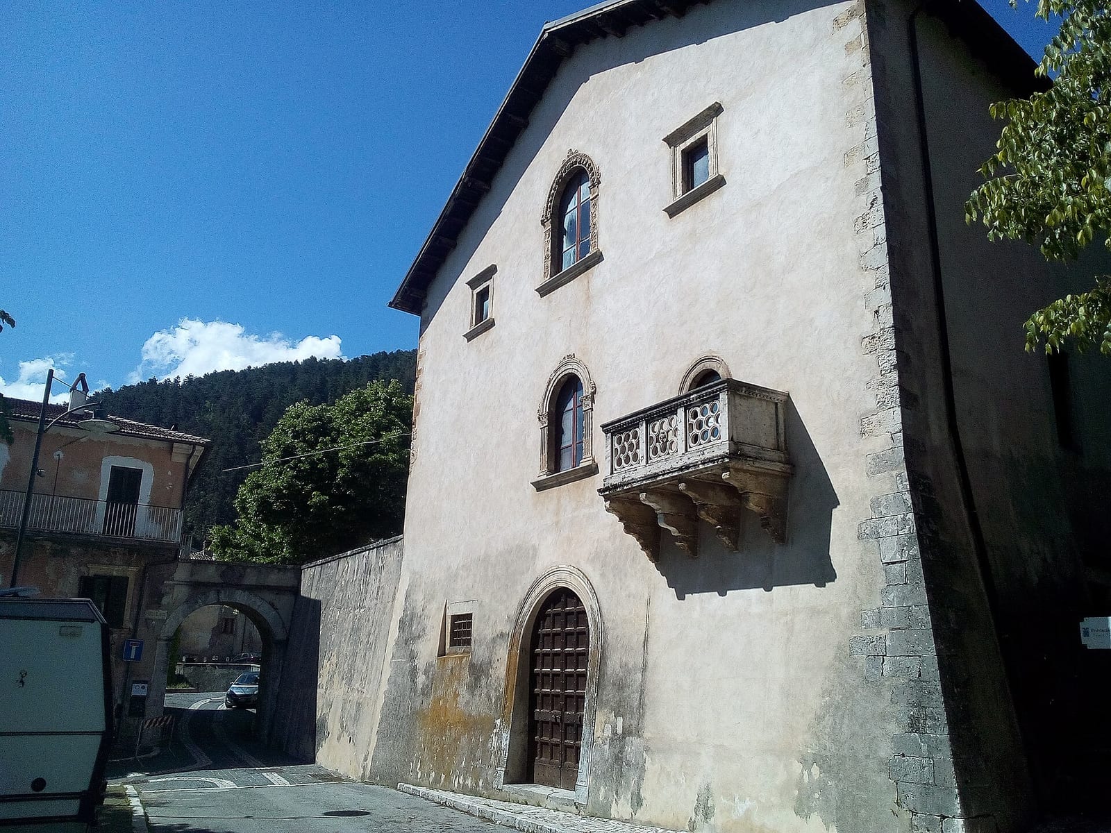 Vue de Le Palazzo Ducale de Tagliacozzo