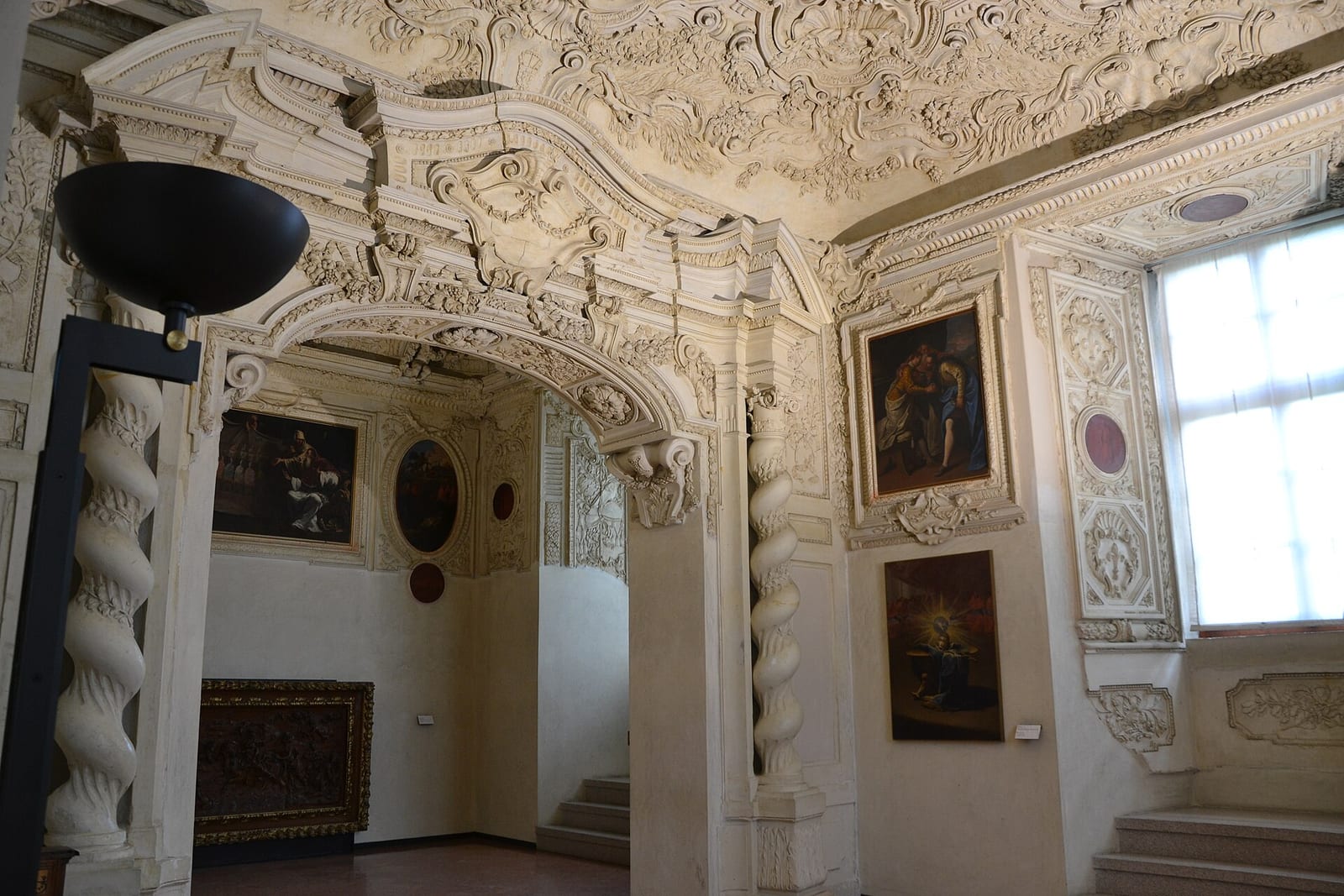 Détail de Le Palazzo Farnese de Piacenza