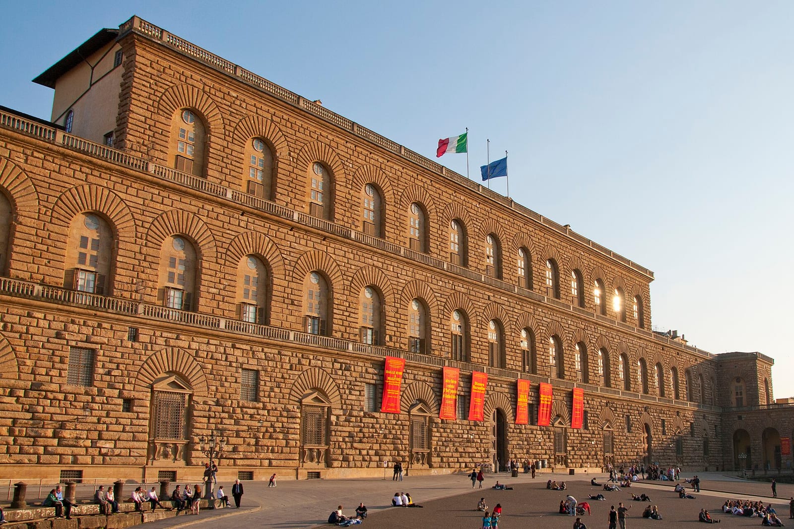 Façade de Le Palais Pitti