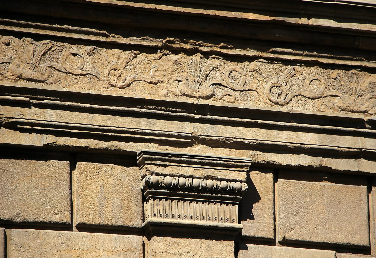 Détail de Le Palais Rucellai