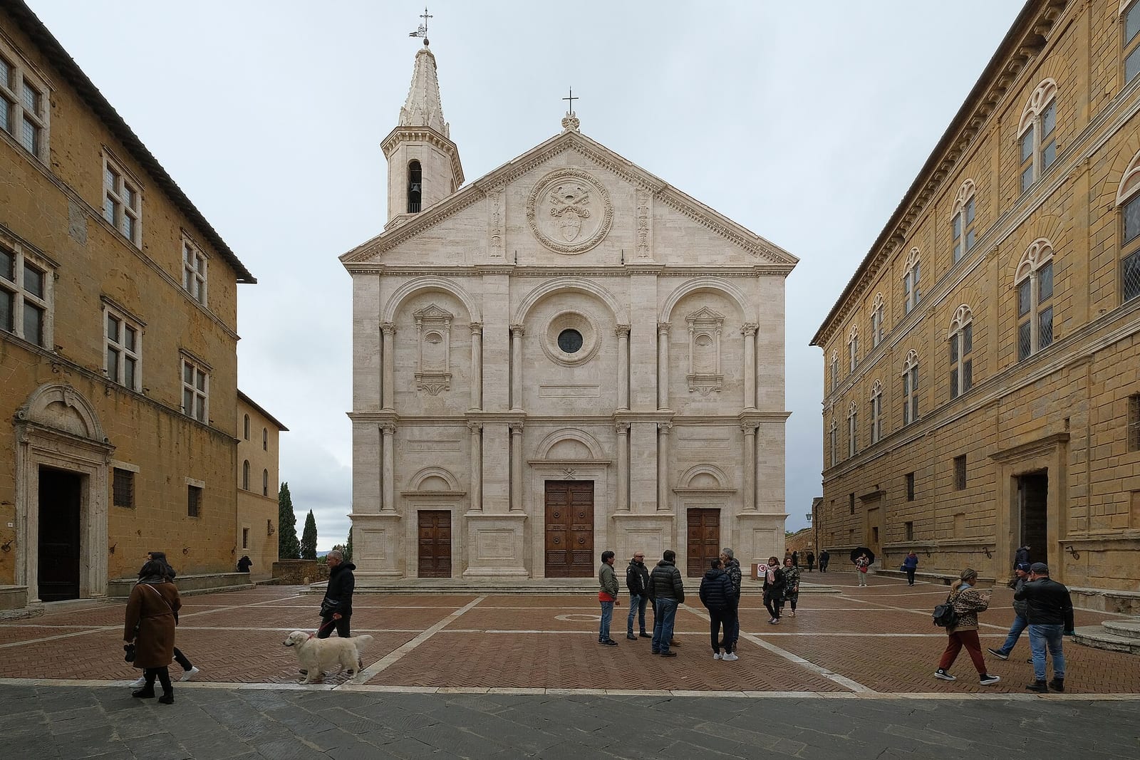 Façade de Pienza, la cité idéale de Pie II