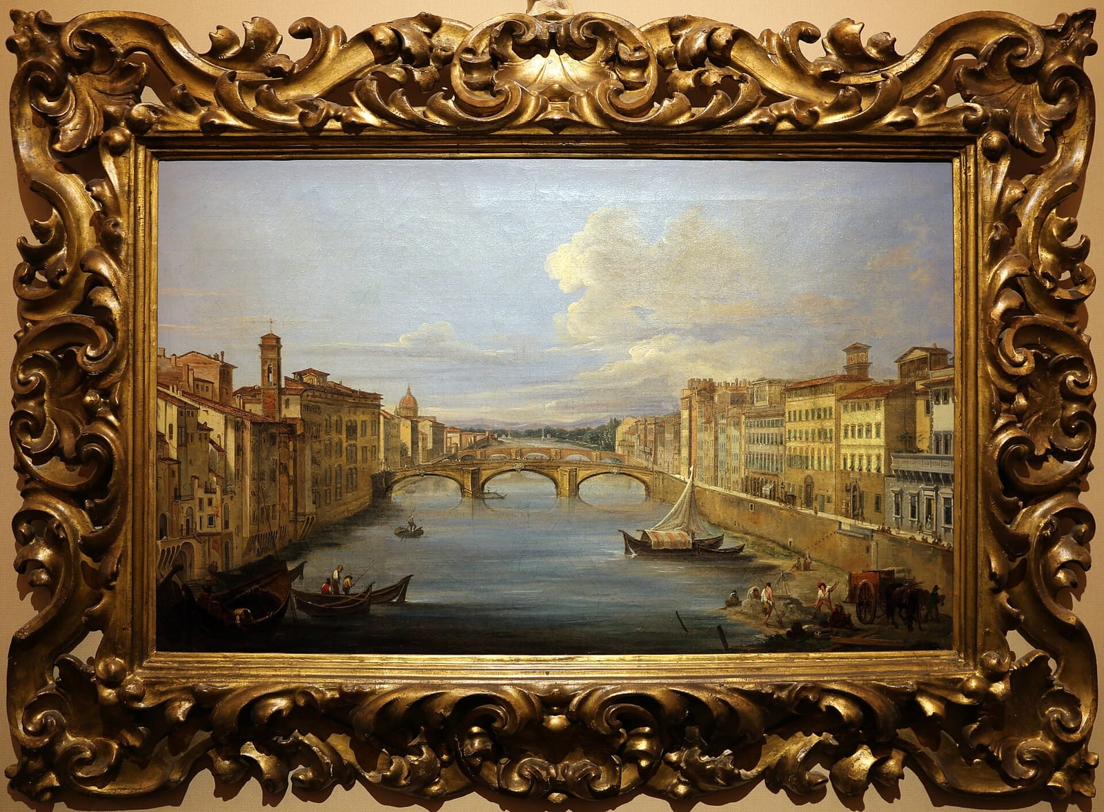 Le Pont Santa Trinita dans son environnement