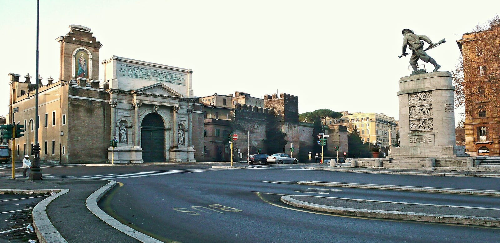 La Porta Pia dans son environnement