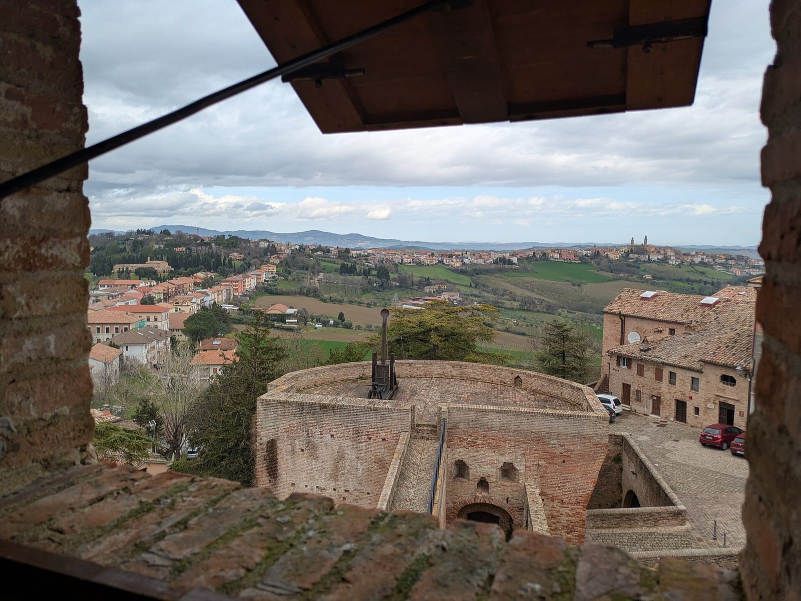 Vue de La Rocca Roveresca de Mondavio (Francesco di Giorgio Martini)