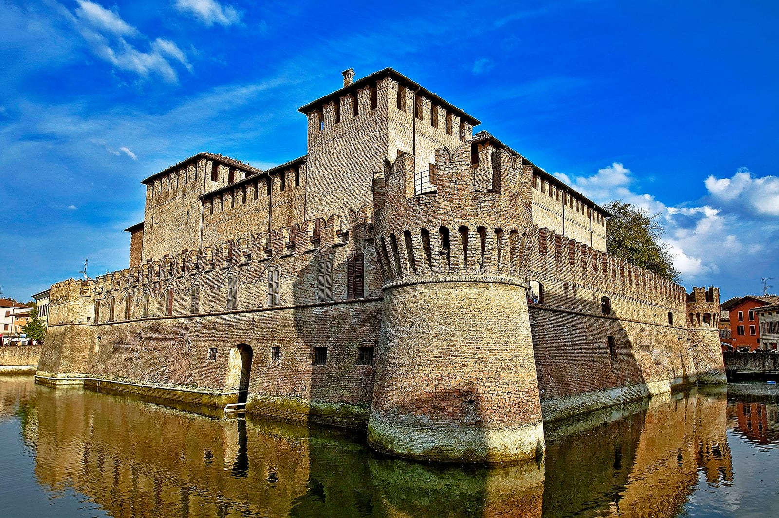 Façade de La Rocca Sanvitale de Fontanellato