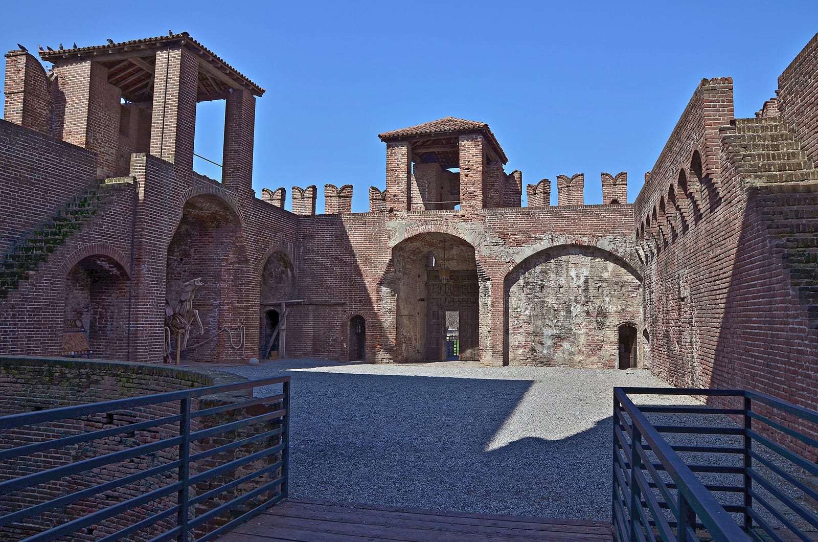 Intérieur de La Rocca Sforzesca de Soncino