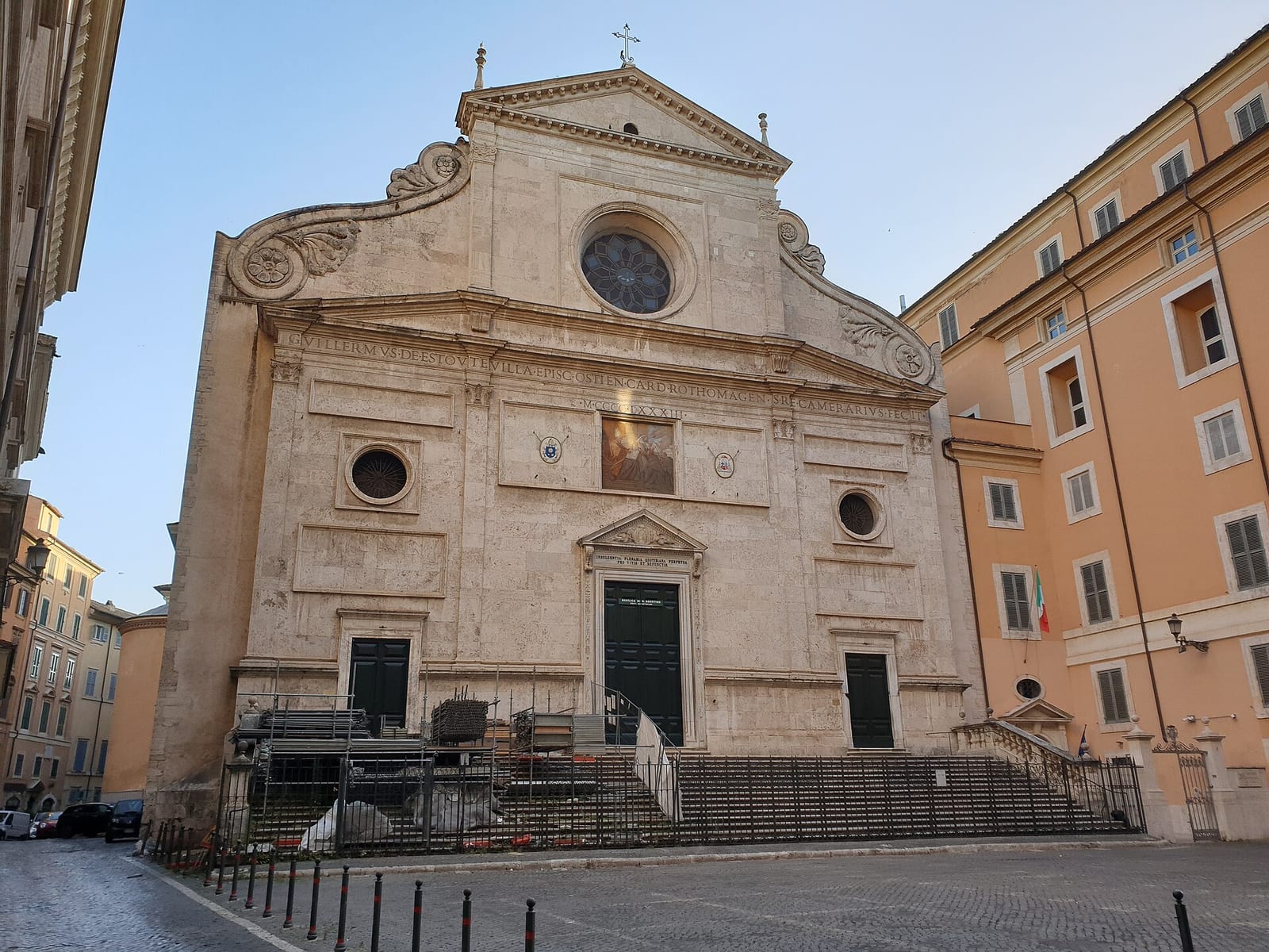 Vue de La basilique Sant'Agostino