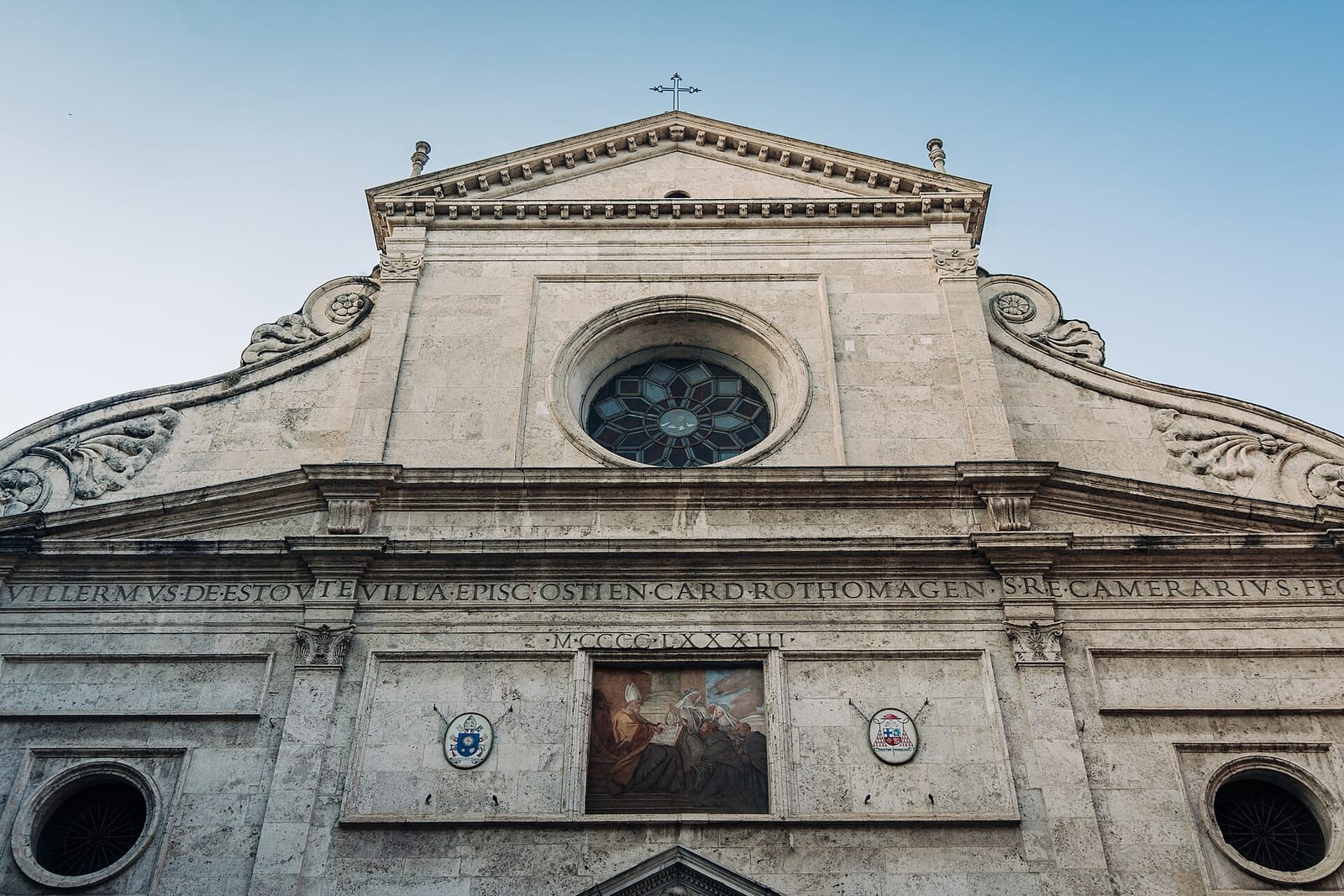 Vue de La basilique Sant'Agostino
