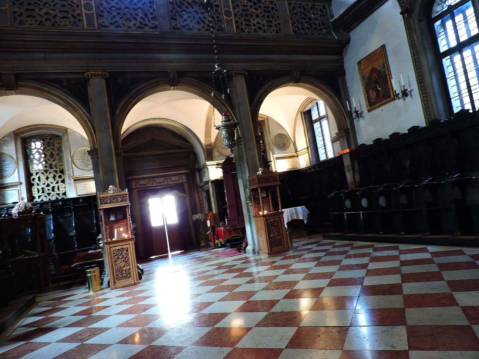 Intérieur de L'église San Giorgio dei Greci