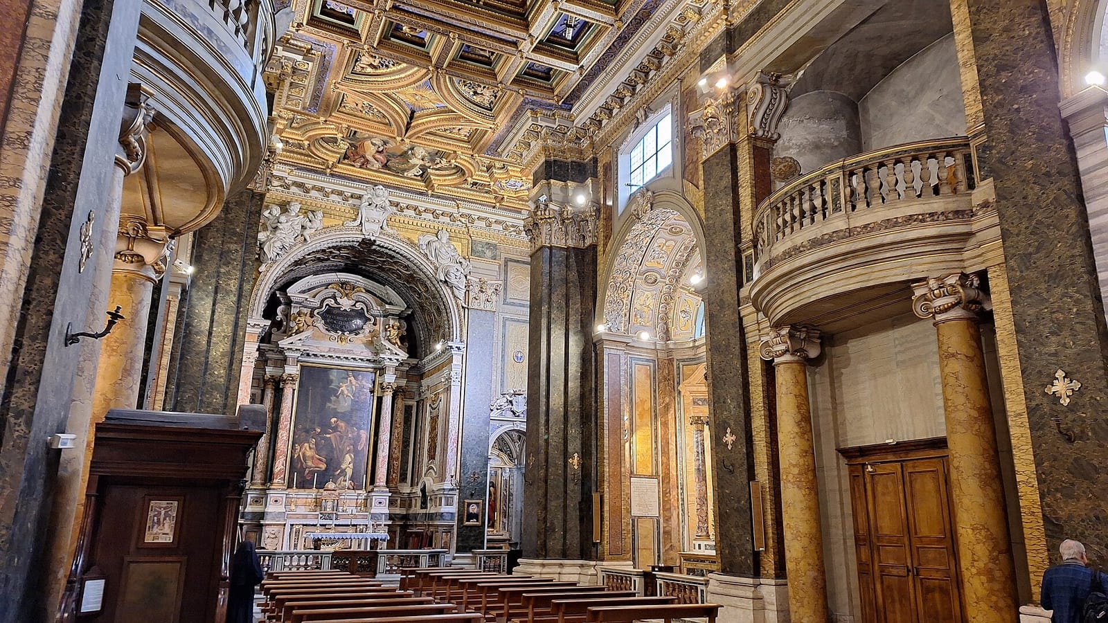 Intérieur de L'église San Girolamo della Carità