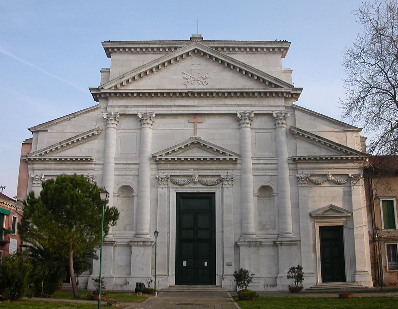 Façade de La basilique San Pietro di Castello