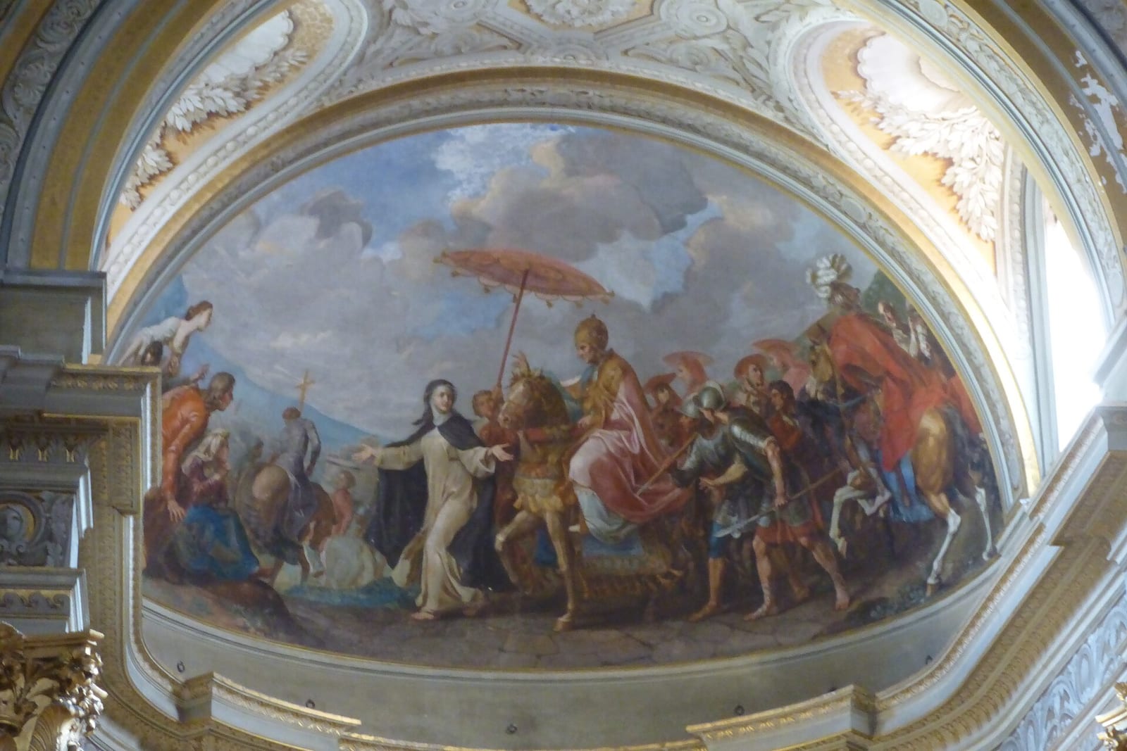 Intérieur de Sainte-Catherine-de-Sienne de la Via Giulia