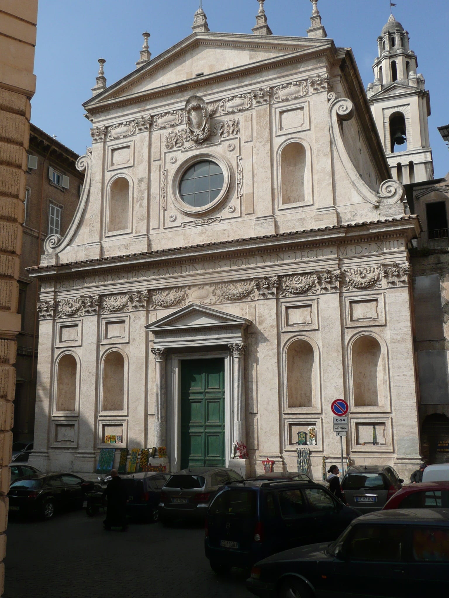 Façade de L'église Santa Caterina dei Funari