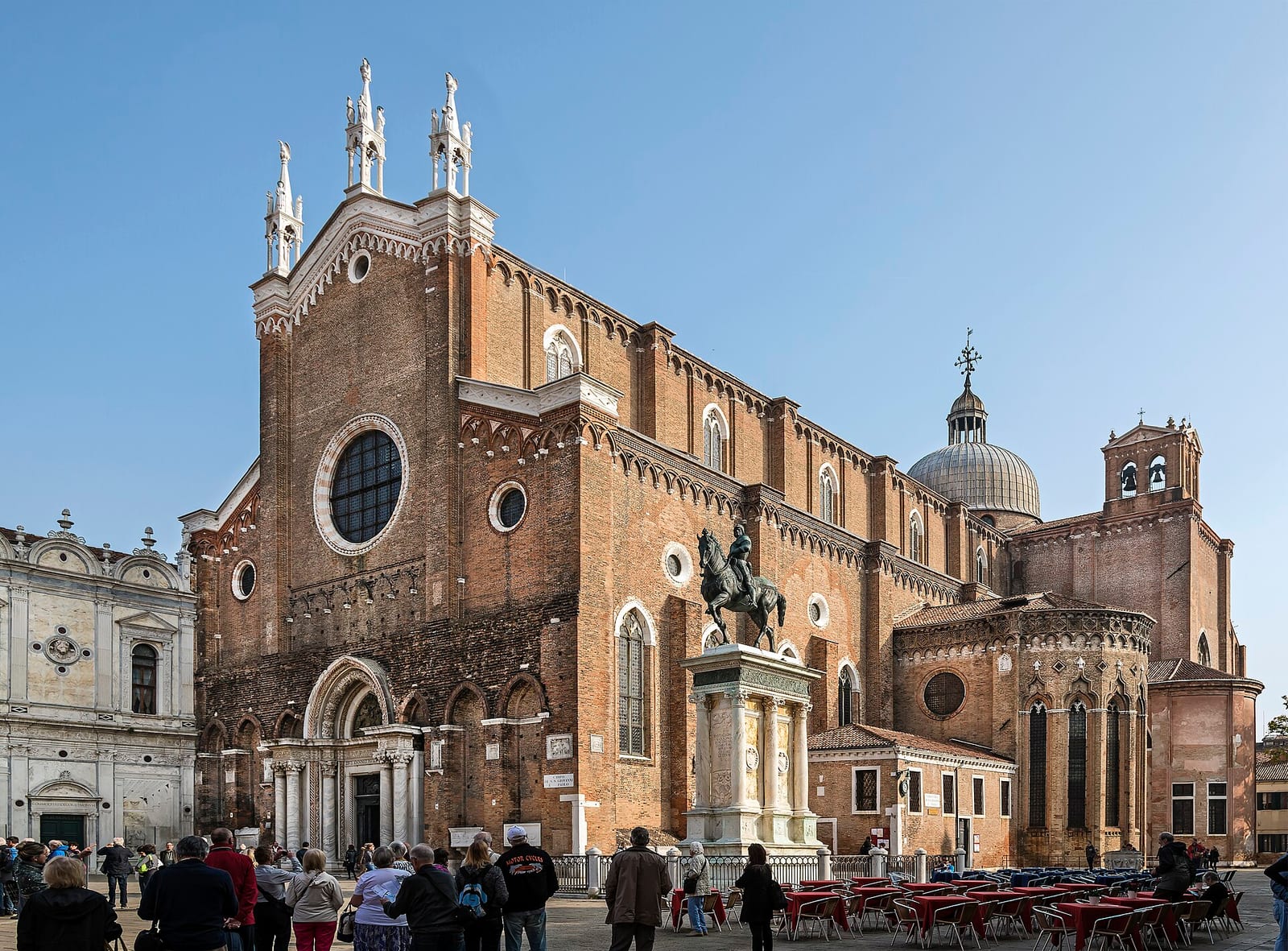Façade de La basilique Santi Giovanni e Paolo (San Zanipolo)
