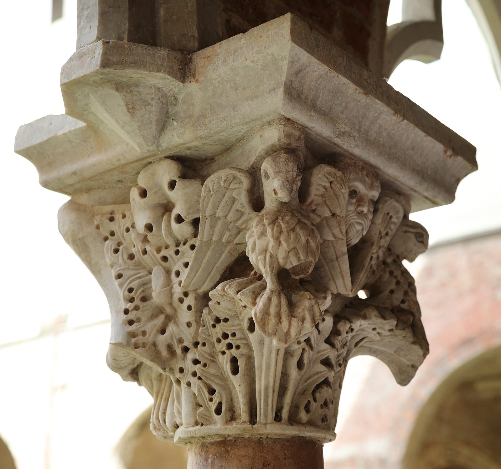 Détail de La basilique San Frediano à Lucques