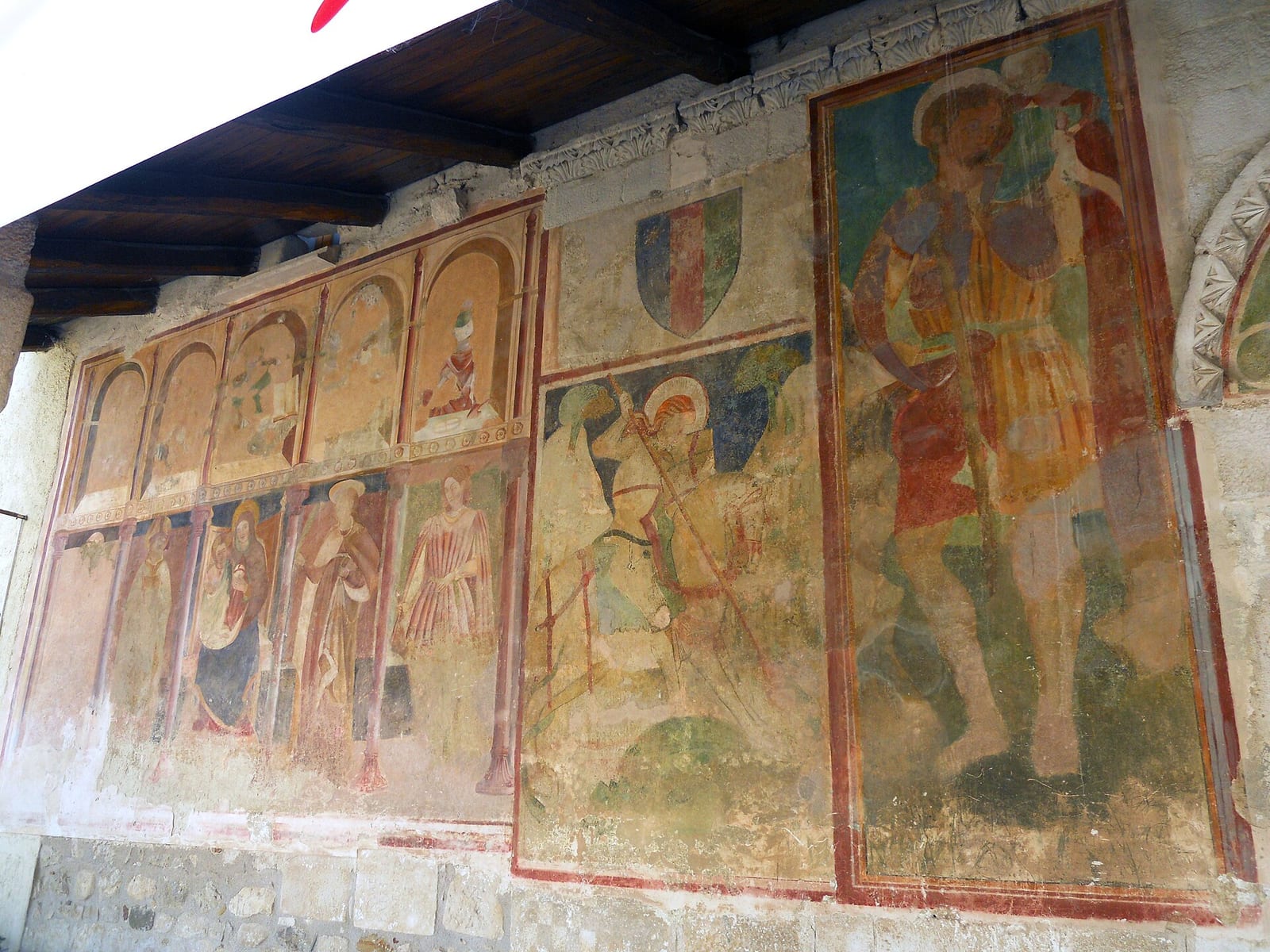 Détail de San Panfilo de Tornimparte (Saturnino Gatti)