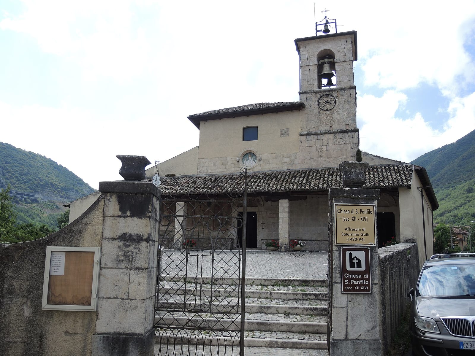 Vue de San Panfilo de Tornimparte (Saturnino Gatti)