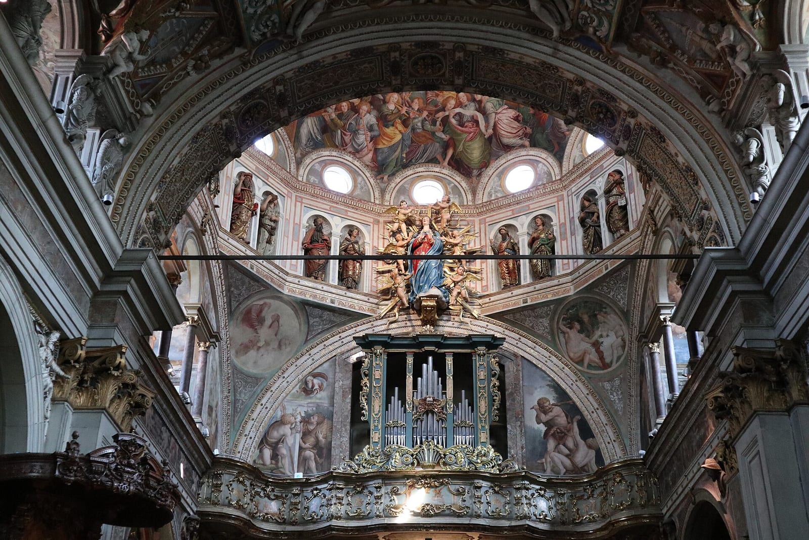 Intérieur de Le Sanctuaire de la Beata Vergine dei Miracoli à Saronno