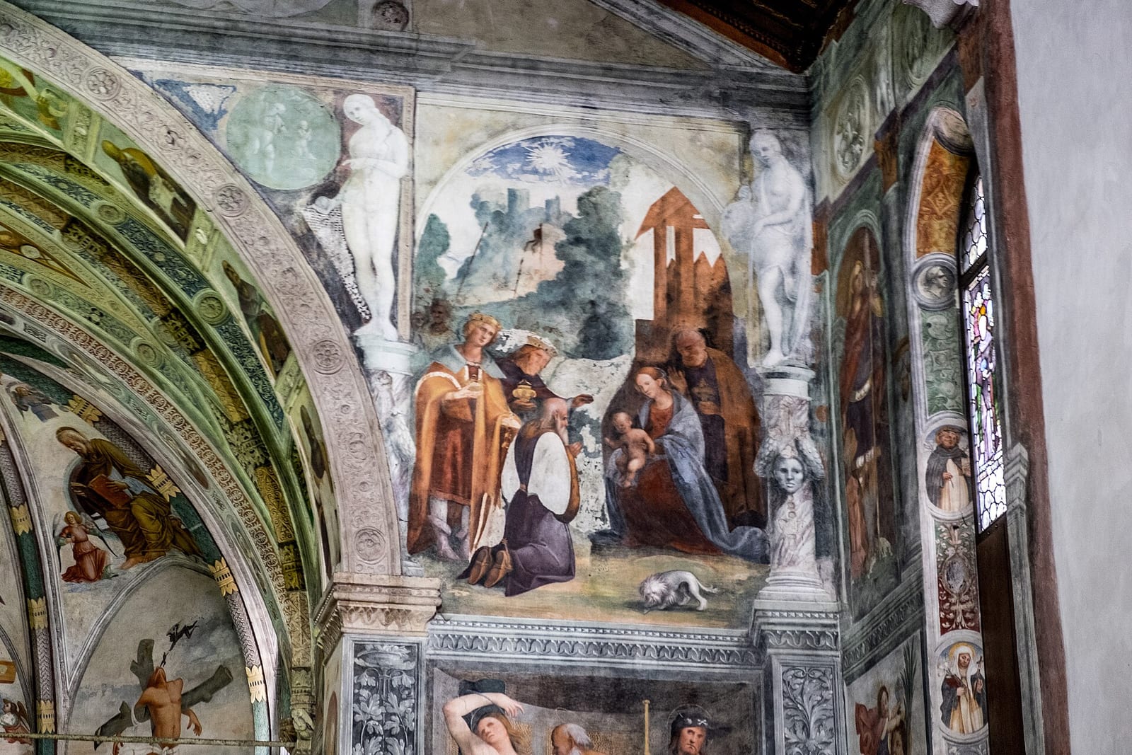 Intérieur de Sant'Antonio Abate à San Daniele (Pellegrino da San Daniele)