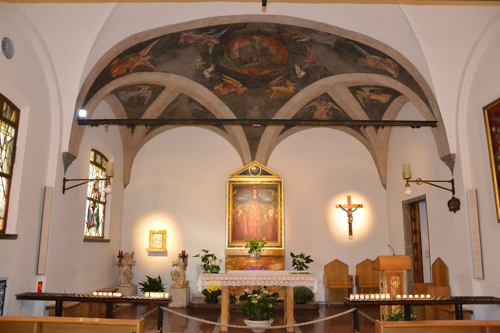 Intérieur de Santa Maria delle Grazie à Milan