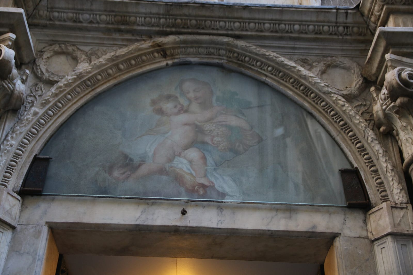 Détail de Santa Maria di Castello à Gênes