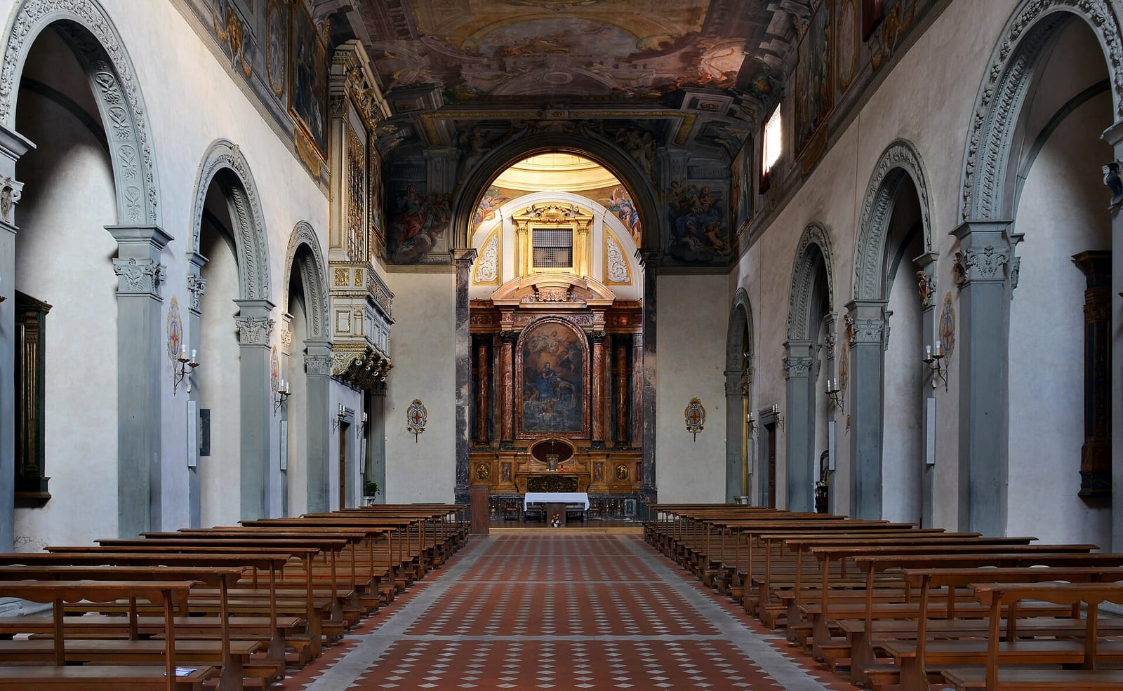 Intérieur de Santa Maria Maddalena de' Pazzi