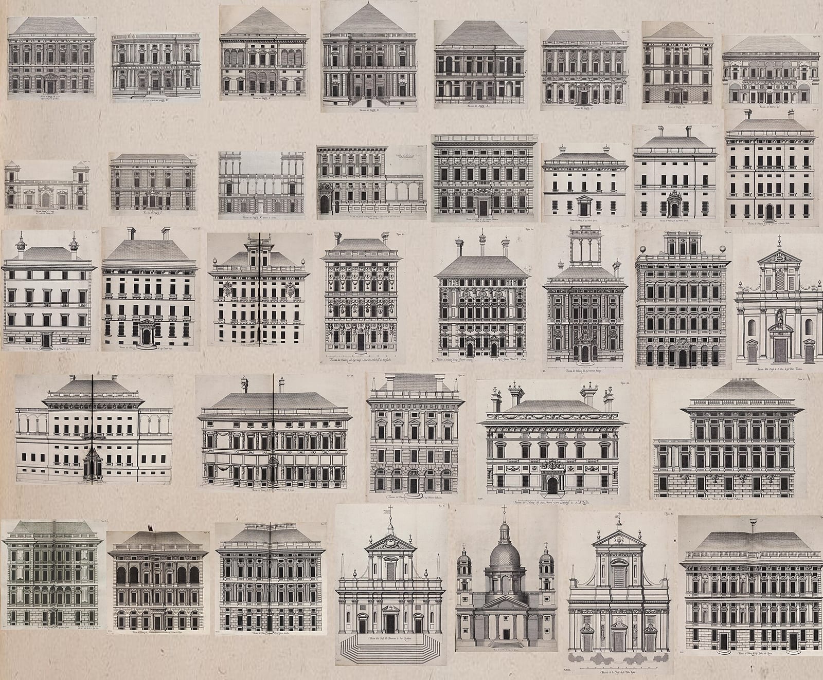 Vue de La Strada Nuova et les Palazzi dei Rolli à Gênes
