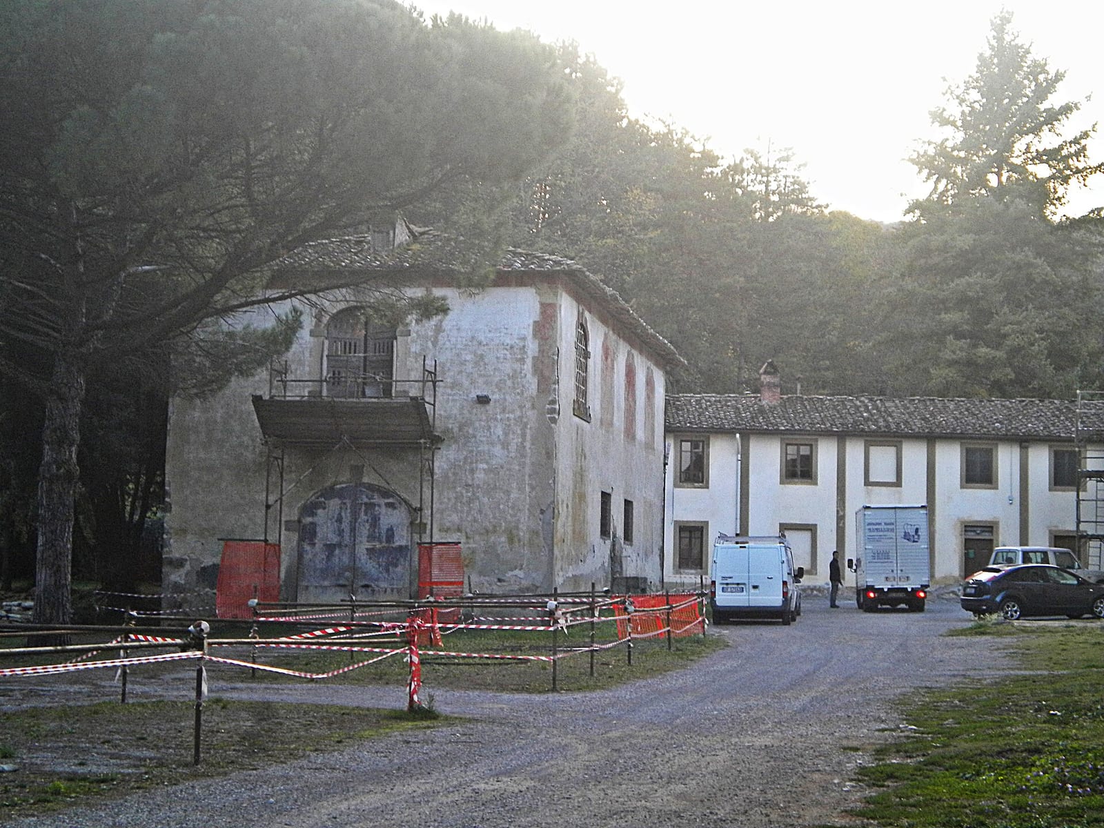 Vue de La Villa Médicis de Cafaggiolo
