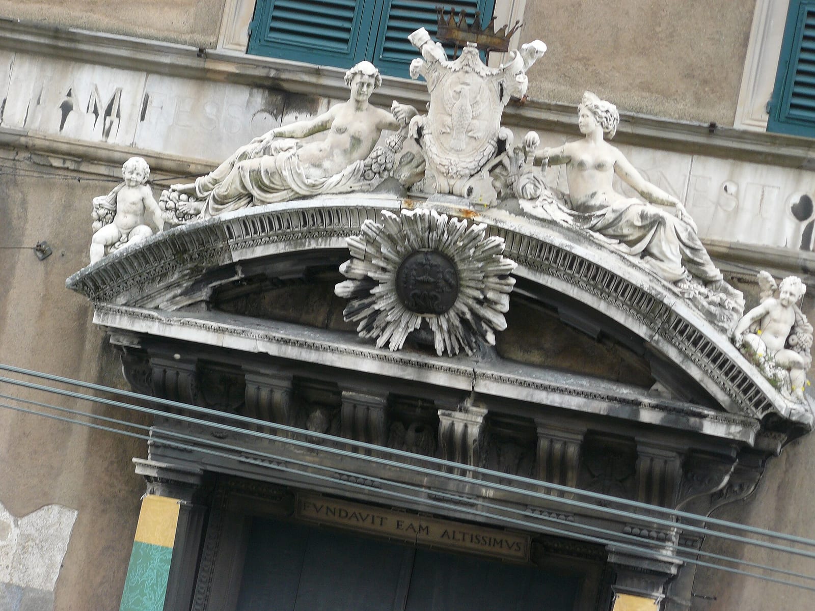 Détail de La Villa del Principe (Palais d'Andrea Doria) à Gênes