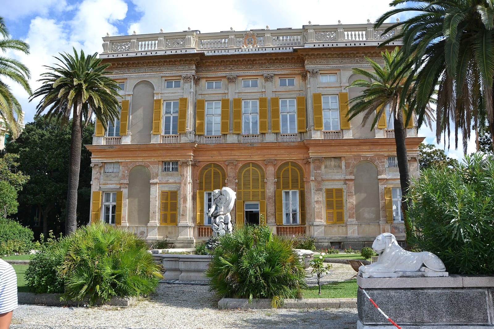 Vue de La Villa delle Peschiere à Gênes