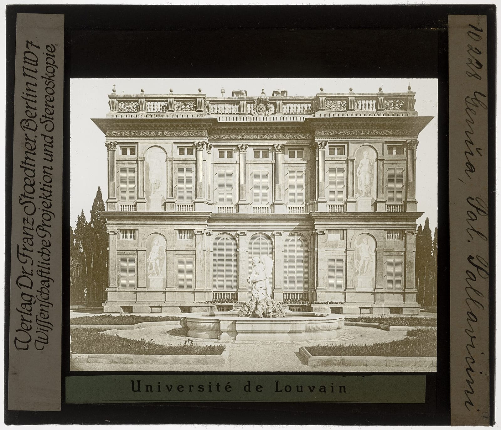 Façade de La Villa delle Peschiere à Gênes