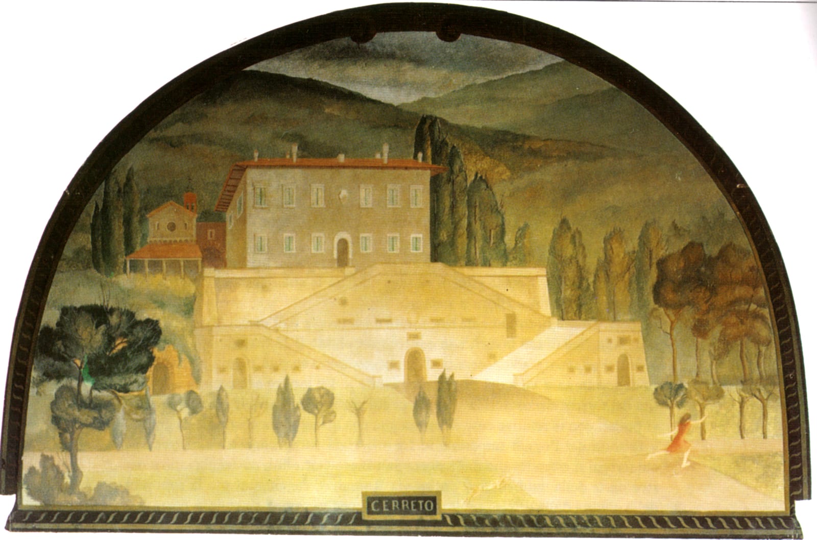 Détail de La Villa Médicis de Cerreto Guidi