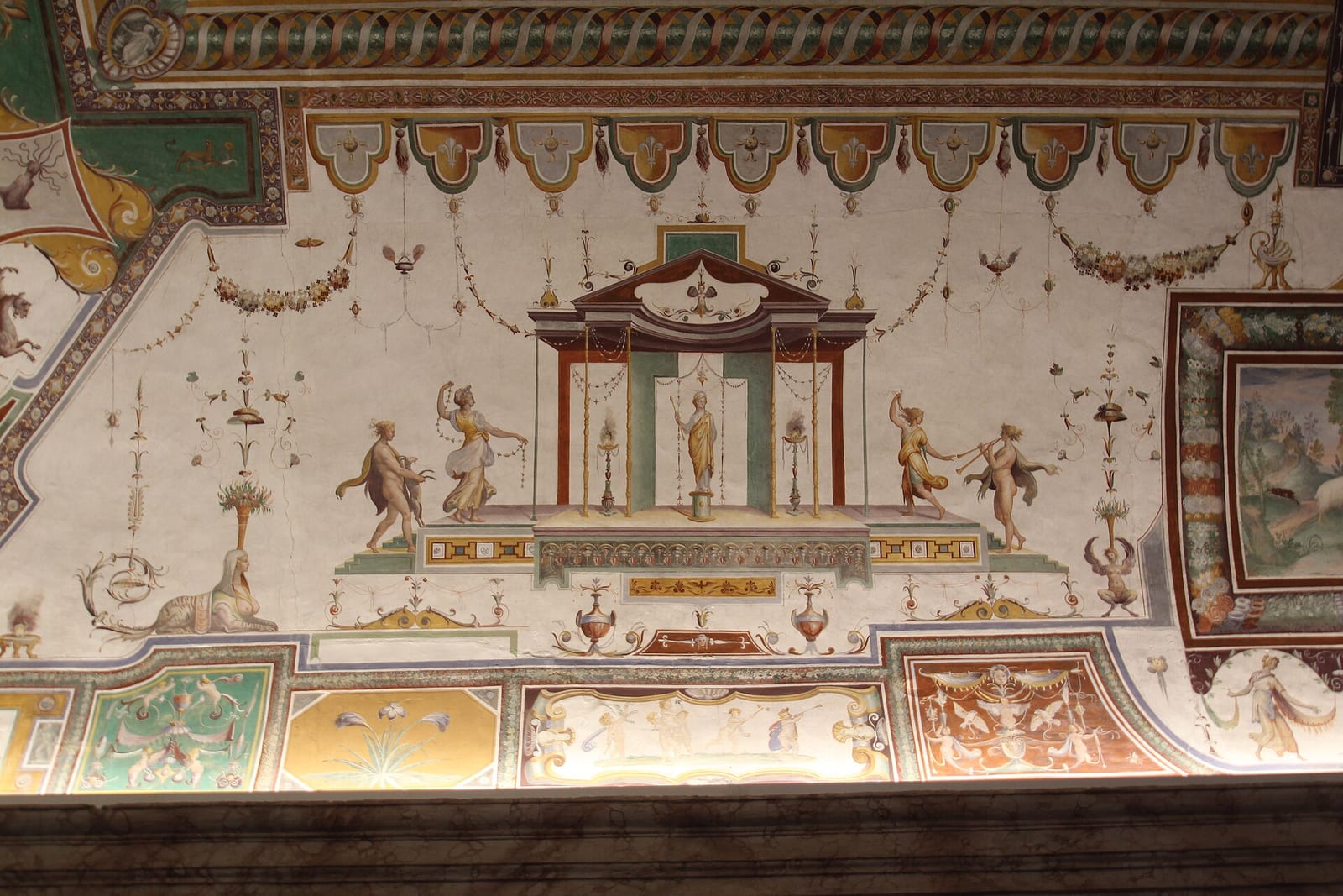 Détail de La Villa Farnèse de Caprarola