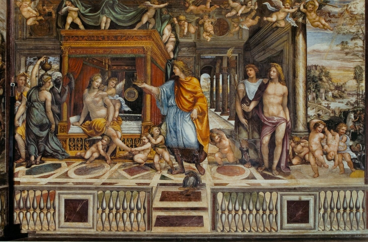 Détail de La Villa Farnésine