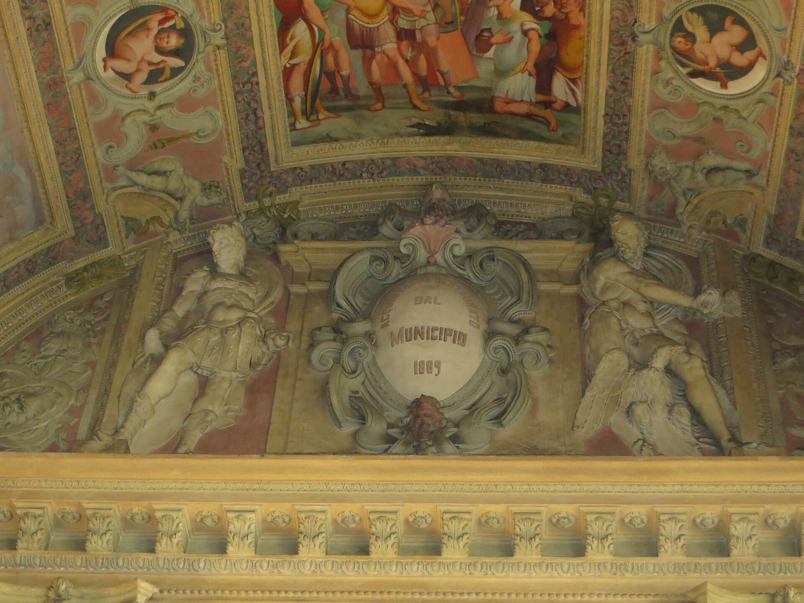 Intérieur de La Villa Imperiale Scassi à Gênes (Sampierdarena)