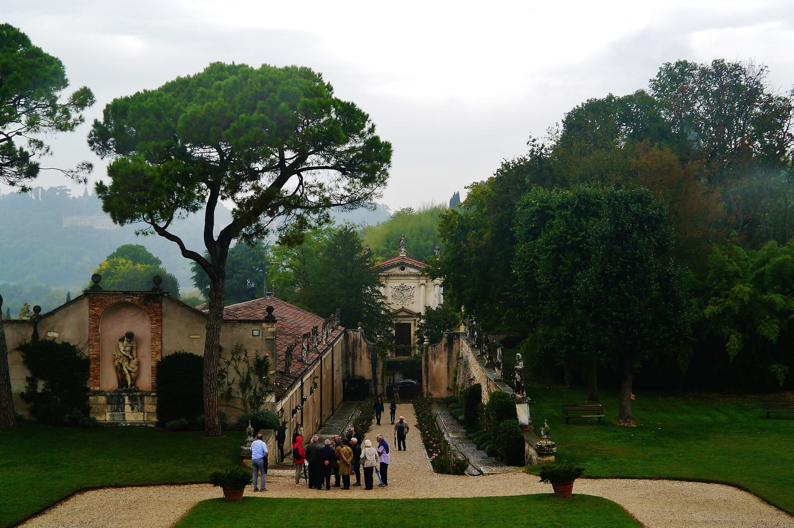 La Villa La Rotonda (Almerico Capra) dans son environnement