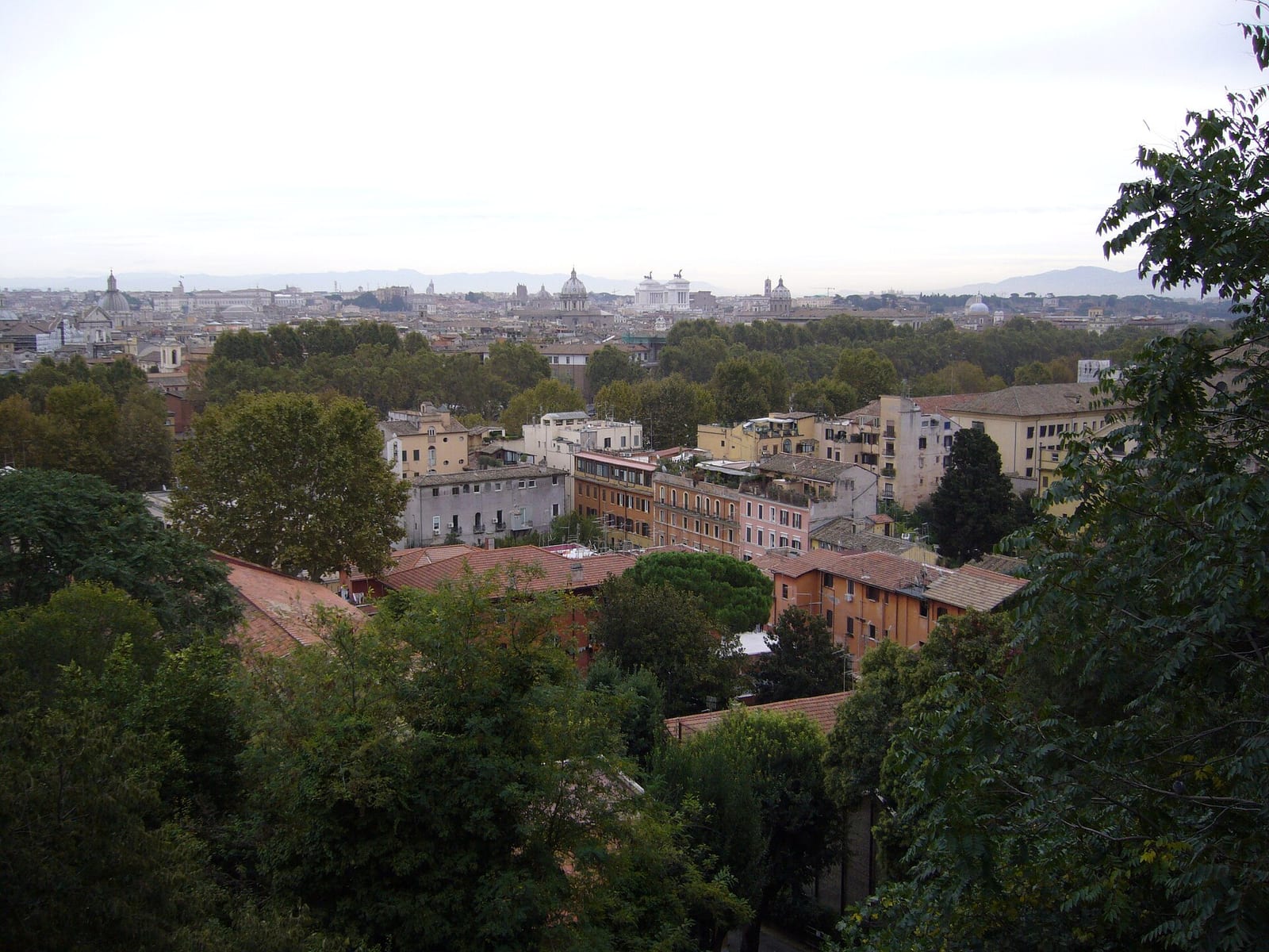 La Villa Lante al Gianicolo dans son environnement