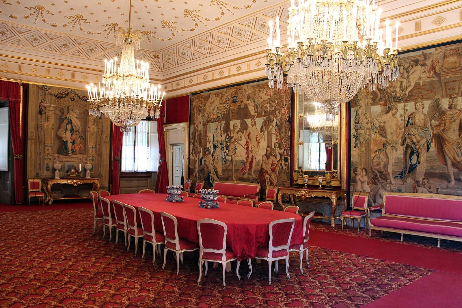 Intérieur de La Villa Médicis de La Petraia