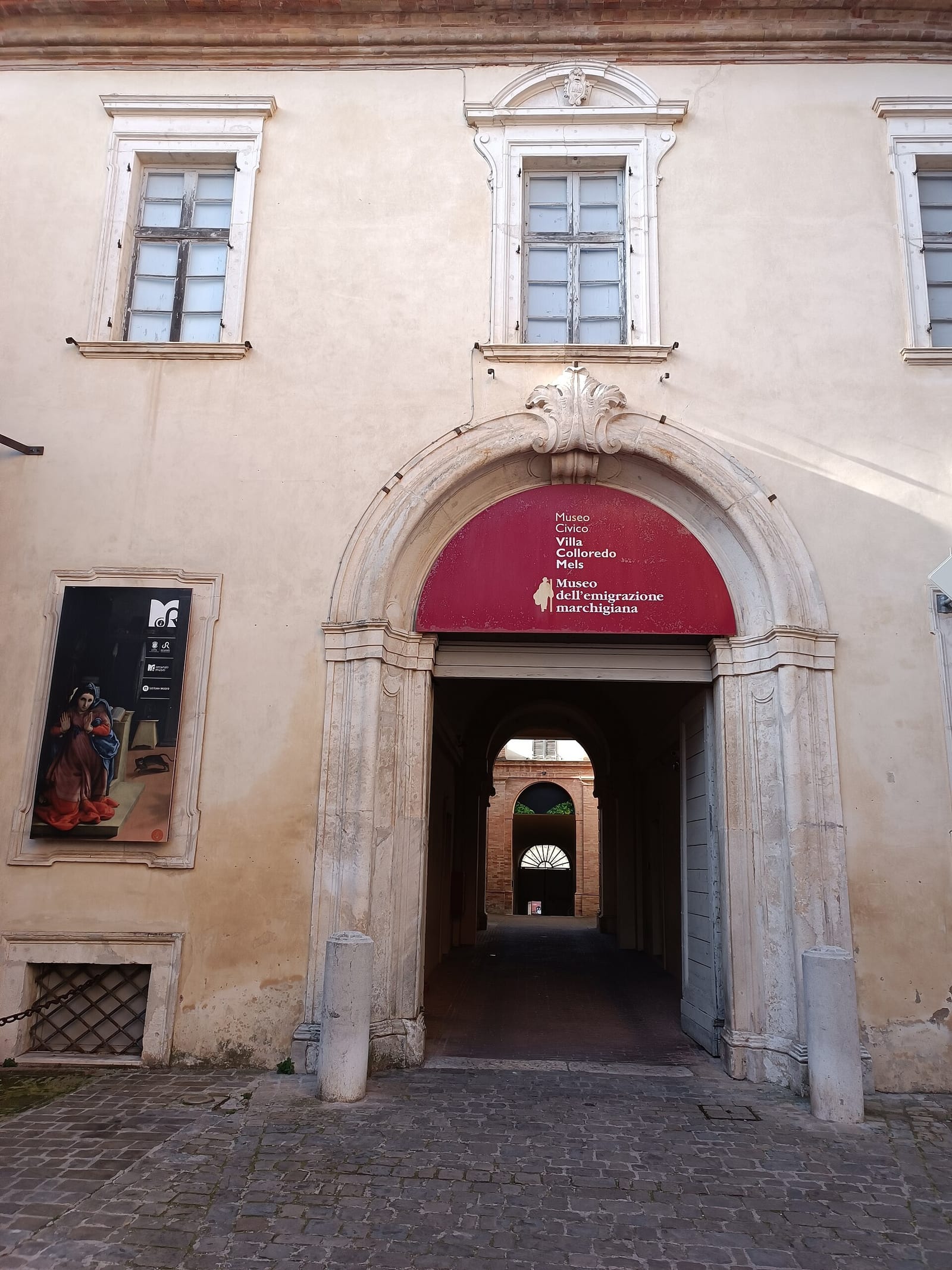 Vue de Le Museo Villa Colloredo Mels à Recanati (Lorenzo Lotto)