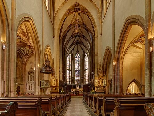Collégiale Saint-Théobald de Thann — édifice religieux à Thann (Haut-Rhin (68)) (68), monument historique (Classé MH) — vue 3