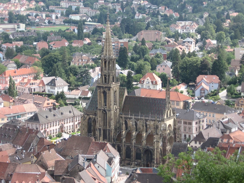 Collégiale Saint-Théobald de Thann — édifice religieux à Thann (Haut-Rhin (68)) (68), monument historique (Classé MH) — vue 2