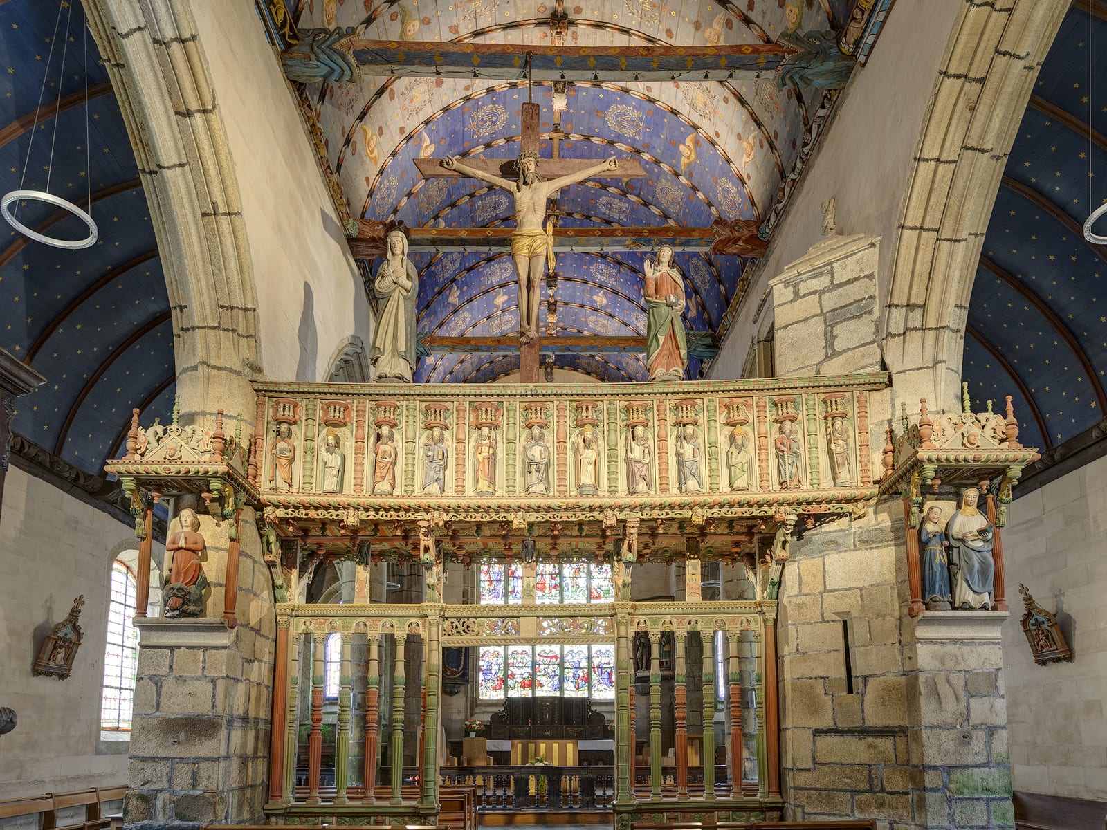 Église Saint-Yves de La Roche-Maurice (enclos paroissial) — édifice religieux à La Roche-Maurice (Finistère (29)) (29), monument historique (Classé MH) — vue 2