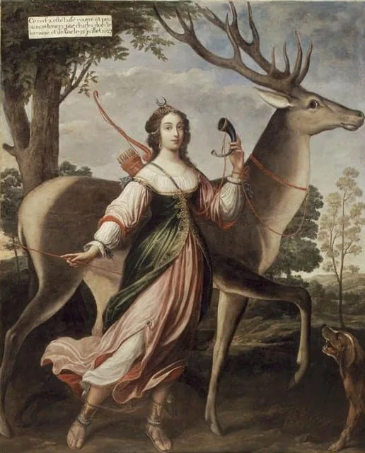 La Duchesse de Chevreuse en Diane chasseresse