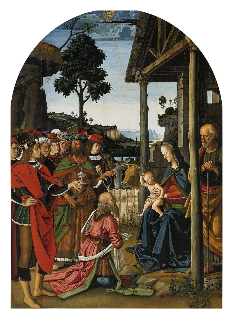 L'Adoration des mages (prédelle du retable de Pérouse)
