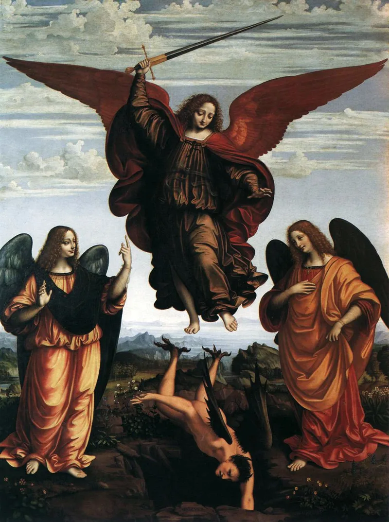 Polyptyque Crespi — Vierge à l'Enfant avec saints