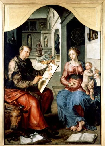 Saint Luc peignant la Vierge