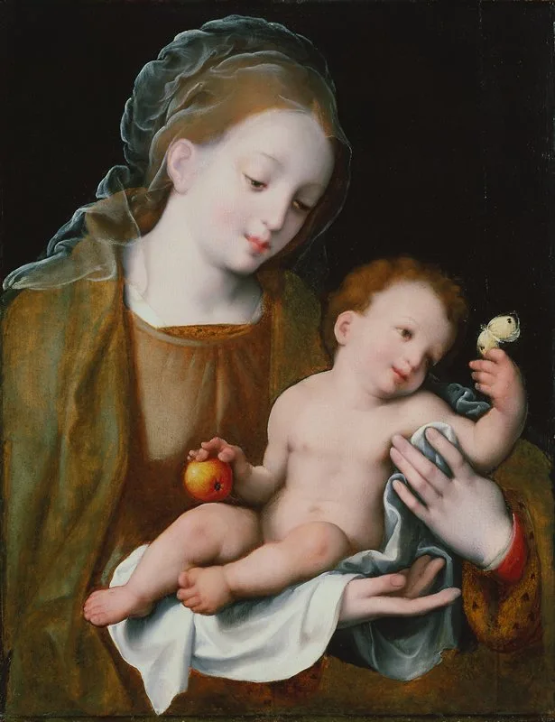 Vierge à l'Enfant (Cornelis van Clève attribué)
