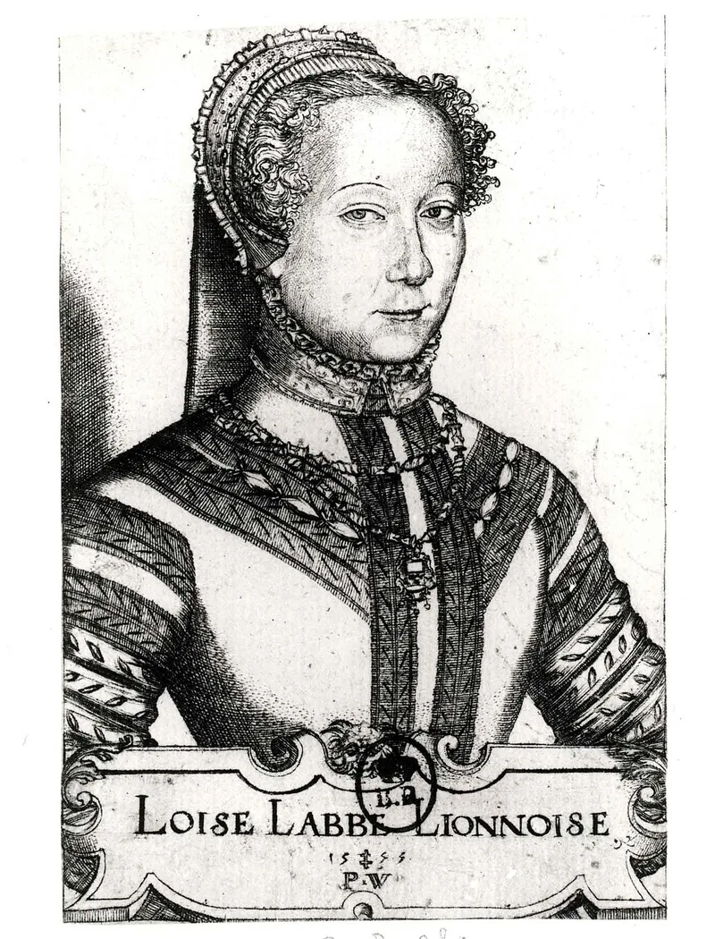 Vitrail Louise Labé