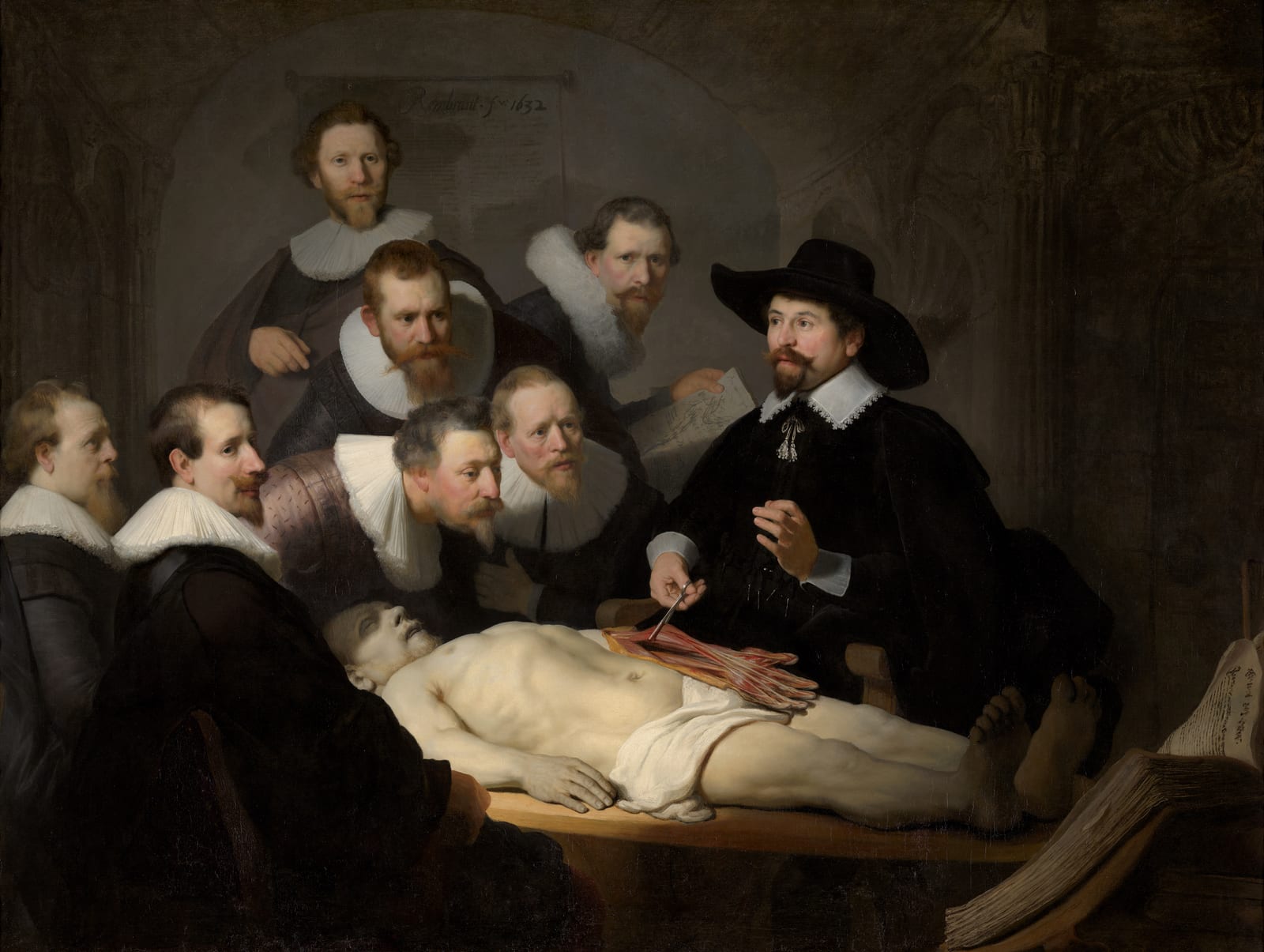 De anatomische les van Dr. Nicolaes Tulp van Rembrandt