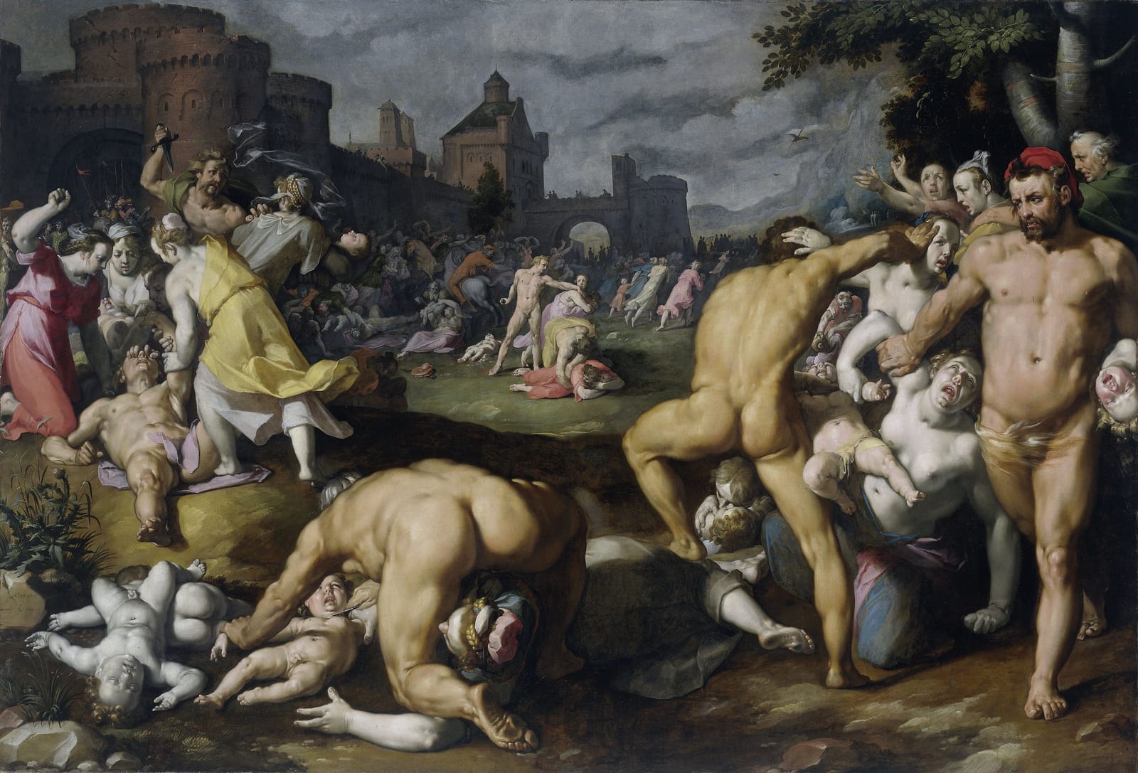 Le Massacre des Innocents — Cornelis van Haarlem, 1590